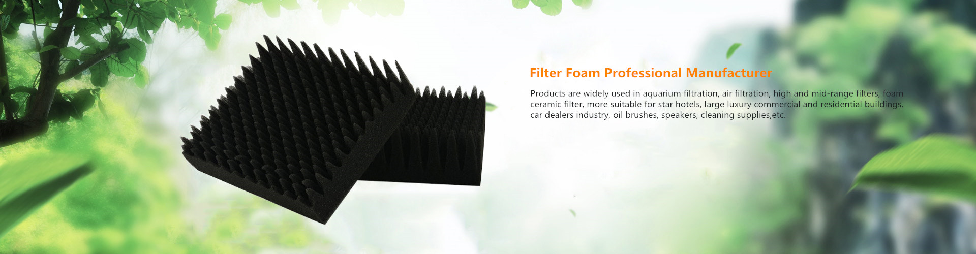 filter foam professional manufacturer